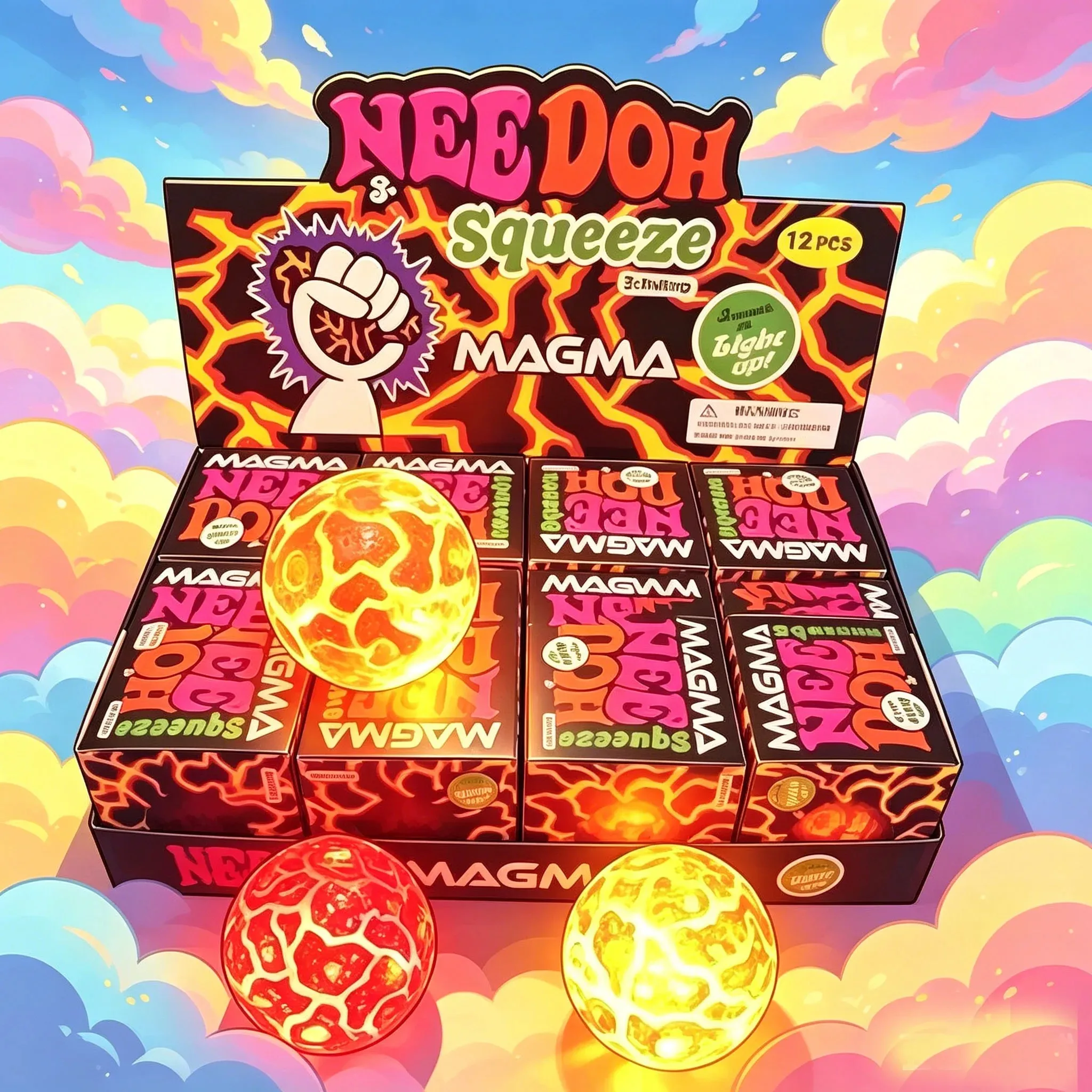 Needoh flash meteorite ball pinch music decompression maltose decompression artifact slow rebound decompression vent toy/
Needoh flash meteorite ball pinch music decompression maltose decompression artifact slow rebound decompression vent toy/
