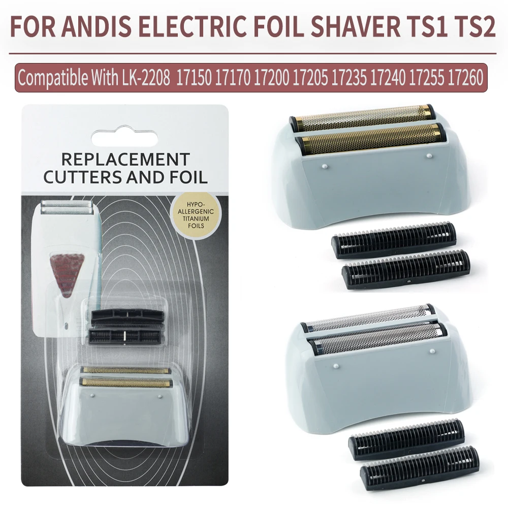Professional Barber Shaver Replacement Foils And Cutter for Andis 3D Intelligent Floating Shaving Blade Shaver Head 17260/17155
Professional Barber Shaver Replacement Foils And Cutter for Andis 3D Intelligent Floating Shaving Blade Shaver Head 17260/17155