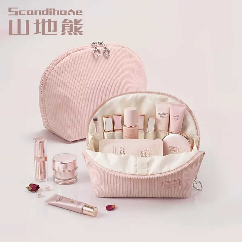 Large Capacity Makeup Bag 180° Wide Opening Cosmetic Organizer Travel Portable Toiletry Case with Compartments & Brush Holder
Large Capacity Makeup Bag 180° Wide Opening Cosmetic Organizer Travel Portable Toiletry Case with Compartments & Brush Holder
