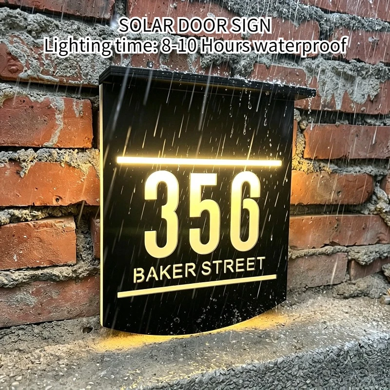 Custom Acrylic 7-Character Light Guide Door Sign Metal Printing Engraved Address Plaque Personalized Home Wall Decorative Marker
Custom Acrylic 7-Character Light Guide Door Sign Metal Printing Engraved Address Plaque Personalized Home Wall Decorative Marker