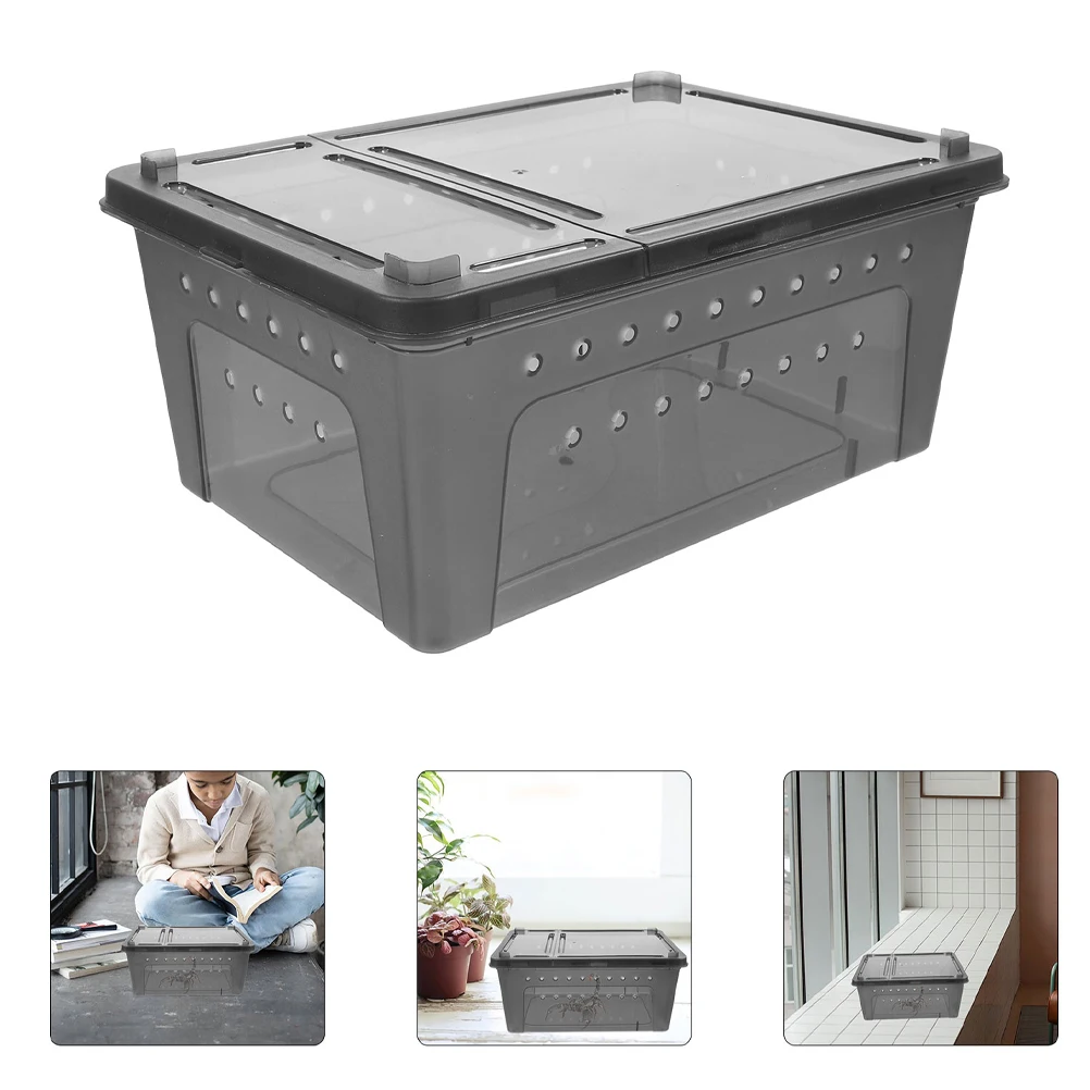 2pcs Spider Terrarium Reptile Feeding Box Breeding Container Durable Material Gecko Tank Baby Spider Box Small Animals Habitat
2pcs Spider Terrarium Reptile Feeding Box Breeding Container Durable Material Gecko Tank Baby Spider Box Small Animals Habitat