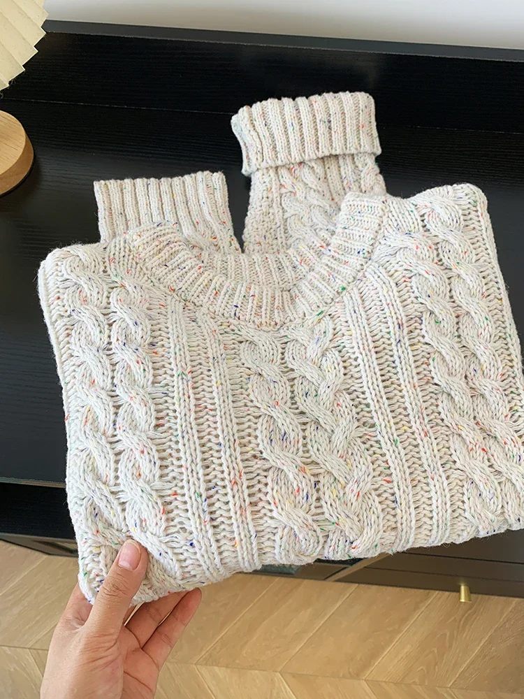 2024 Autumn/Winter New Lazy Style Sweater Women's Clothing Korean Loose Knitted Pullover Casual Versatile Top
2024 Autumn/Winter New Lazy Style Sweater Women's Clothing Korean Loose Knitted Pullover Casual Versatile Top