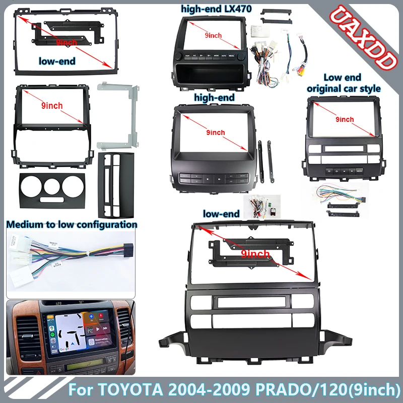 9-дюймовый автомобильный радиоприемник для TOYOTA 2004-2009 PRADO 120, Android, DVD-экран, видео, CD-проигрыватель, mp5cable, пластиковая рамка
9-дюймовый автомобильный радиоприемник для TOYOTA 2004-2009 PRADO 120, Android, DVD-экран, видео, CD-проигрыватель, mp5cable, пластиковая рамка
