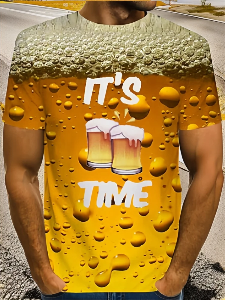 Лето 2025 г., мужская повседневная футболка свободного кроя с желтым принтом утки, круглым вырезом и короткими рукавами, уличная футболка большого размера, топ
Лето 2025 г., мужская повседневная футболка свободного кроя с желтым принтом утки, круглым вырезом и короткими рукавами, уличная футболка большого размера, топ