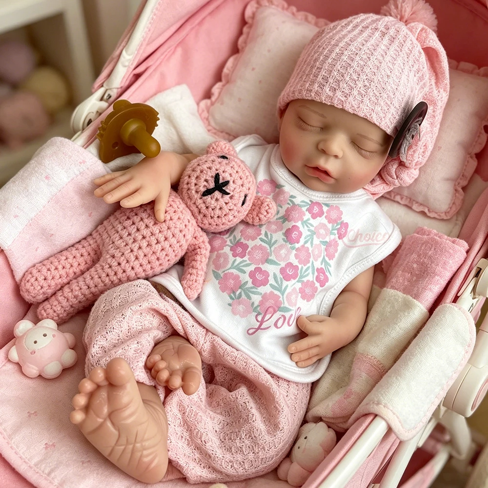 45cm Handmade Flexible Limbs Silicone Reborn Baby Girl Visible Veins Newborn Doll Lifelike Therapeutic Companion for Alzheimer’s
45cm Handmade Flexible Limbs Silicone Reborn Baby Girl Visible Veins Newborn Doll Lifelike Therapeutic Companion for Alzheimer’s