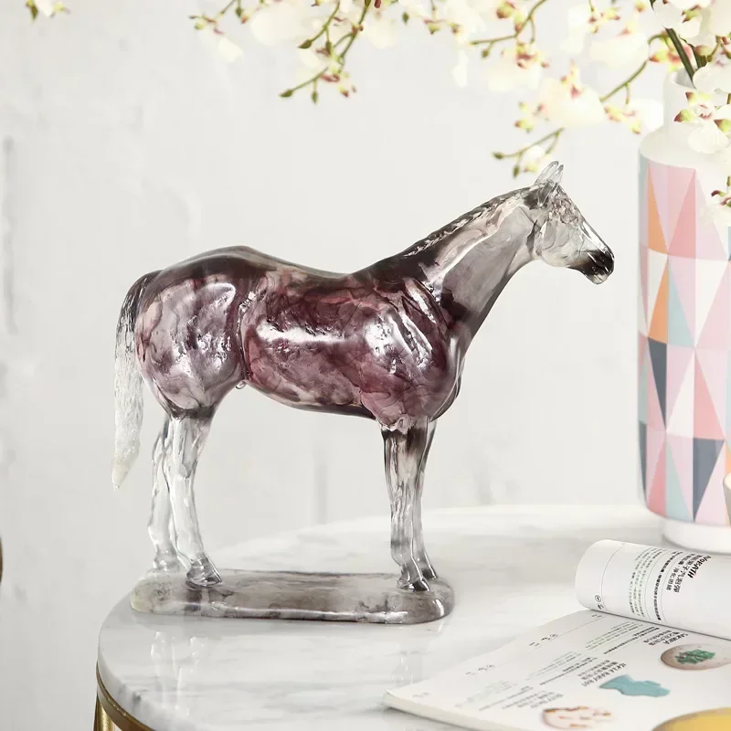 Chinese Style Crystal Horse Statue Figurines Horses Success Animal Resin Sculpture Art Crafts Table Ornament Home Decors Gifts
Chinese Style Crystal Horse Statue Figurines Horses Success Animal Resin Sculpture Art Crafts Table Ornament Home Decors Gifts