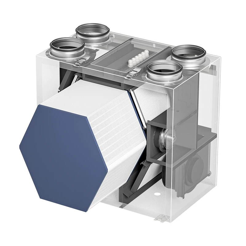 E-VIPO Residential Ventilation System Bypass Vertical Hrv Erv Ventilation Heat Recovery Ventilation System Wall Recuperator