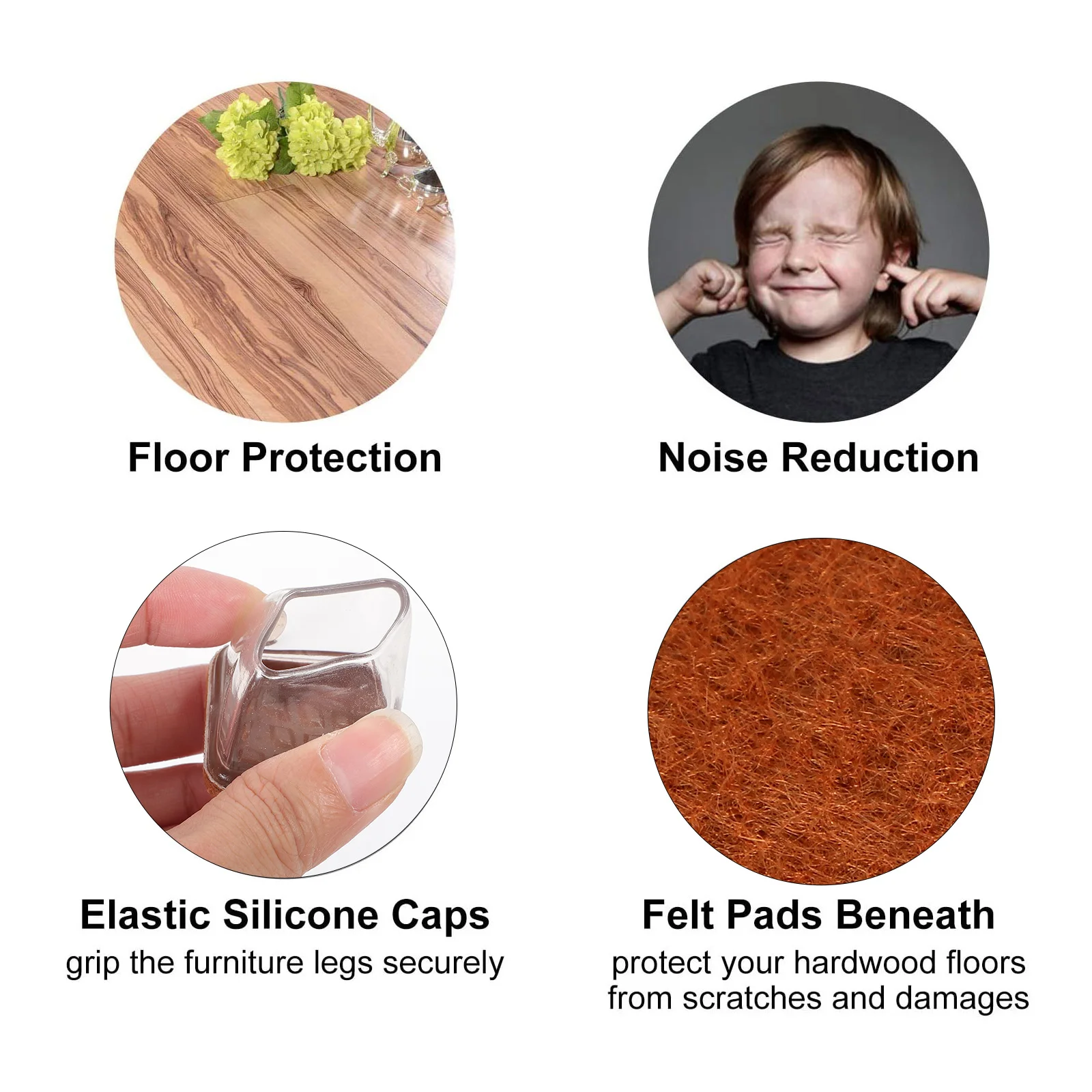 8Pcs Furniture Feet Covers Anti-Slip Chair Leg Protectors Tpe Material No Tape Required Easy Install Folding Chair Leg Caps
8Pcs Furniture Feet Covers Anti-Slip Chair Leg Protectors Tpe Material No Tape Required Easy Install Folding Chair Leg Caps