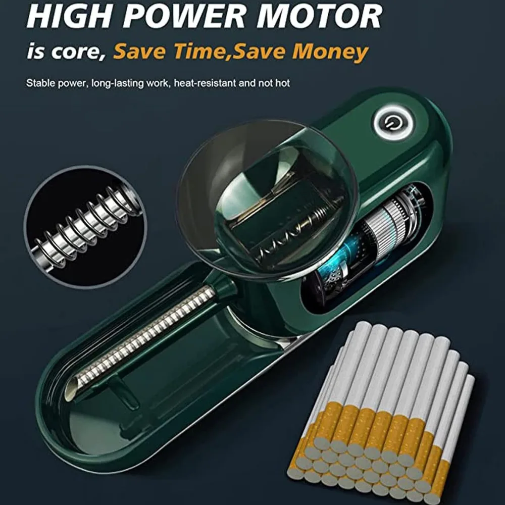 6.5mm 8mm Cigarette Rolling Machine Electric Tobacco Filling Maker Automatic Cigarette Joint Roll Machine Smoking Accessories
6.5mm 8mm Cigarette Rolling Machine Electric Tobacco Filling Maker Automatic Cigarette Joint Roll Machine Smoking Accessories