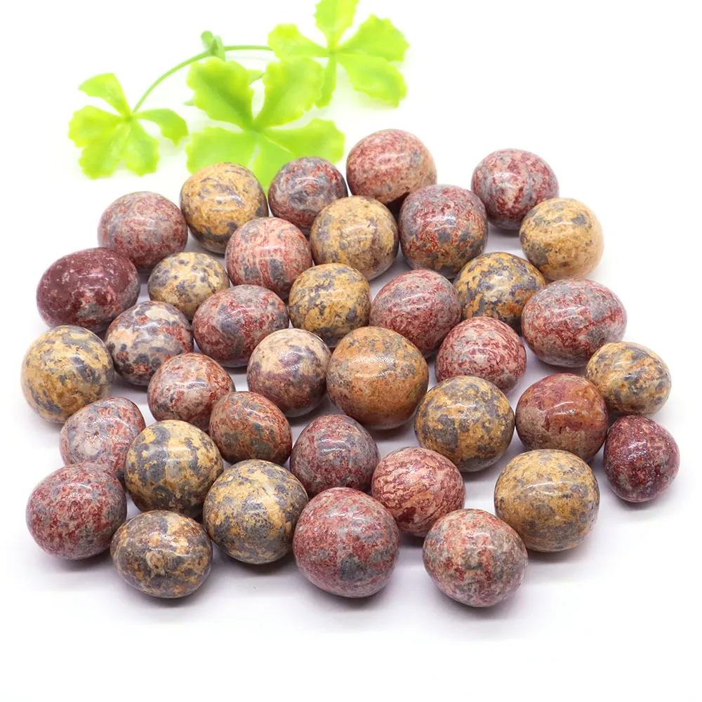 Natural Round Leopard Jasper Crystals And Healing Stones Tumbled Bulk Mineral Specimen Gemstones Home Aquarium Decoration Gift
Natural Round Leopard Jasper Crystals And Healing Stones Tumbled Bulk Mineral Specimen Gemstones Home Aquarium Decoration Gift