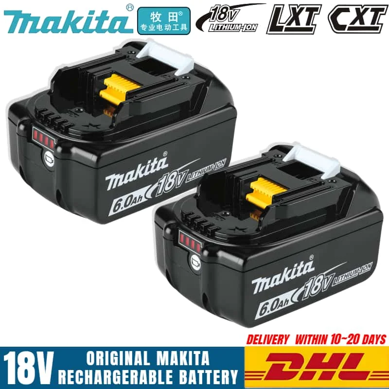 Genuine Makita 18V 6Ah Rechargeable Power Tools Batterymakita with LED Li-ion Replacement LXT BL1860B BL1860 BL1850 Charger✅
Genuine Makita 18V 6Ah Rechargeable Power Tools Batterymakita with LED Li-ion Replacement LXT BL1860B BL1860 BL1850 Charger✅