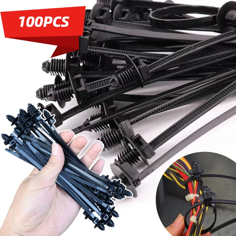 Self-locking Nylon Cable Tie Push-in Clip Round Hole Pine Tree-shaped Cable Tie Pipe Cable Binding And Fixing Components
Self-locking Nylon Cable Tie Push-in Clip Round Hole Pine Tree-shaped Cable Tie Pipe Cable Binding And Fixing Components