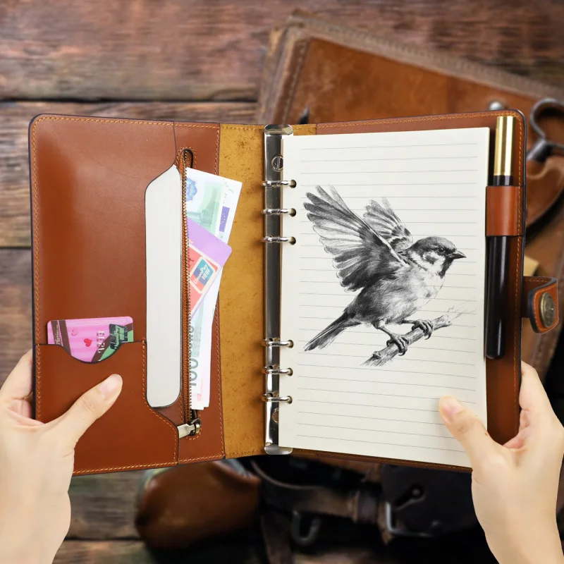 Crazy Horse Leather Journal Planner Multifunctional Handmade Notebook Retro Diary Hasp Travel Note Book School Office A5
Crazy Horse Leather Journal Planner Multifunctional Handmade Notebook Retro Diary Hasp Travel Note Book School Office A5
