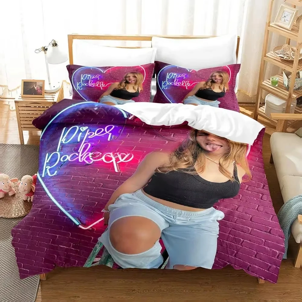 Piper rockelle Bedding Set Single Twin Full Queen King Size Bed Set Aldult Kid Bedroom Duvetcover Sets 3D Anime Bed Sheet Set
Piper rockelle Bedding Set Single Twin Full Queen King Size Bed Set Aldult Kid Bedroom Duvetcover Sets 3D Anime Bed Sheet Set