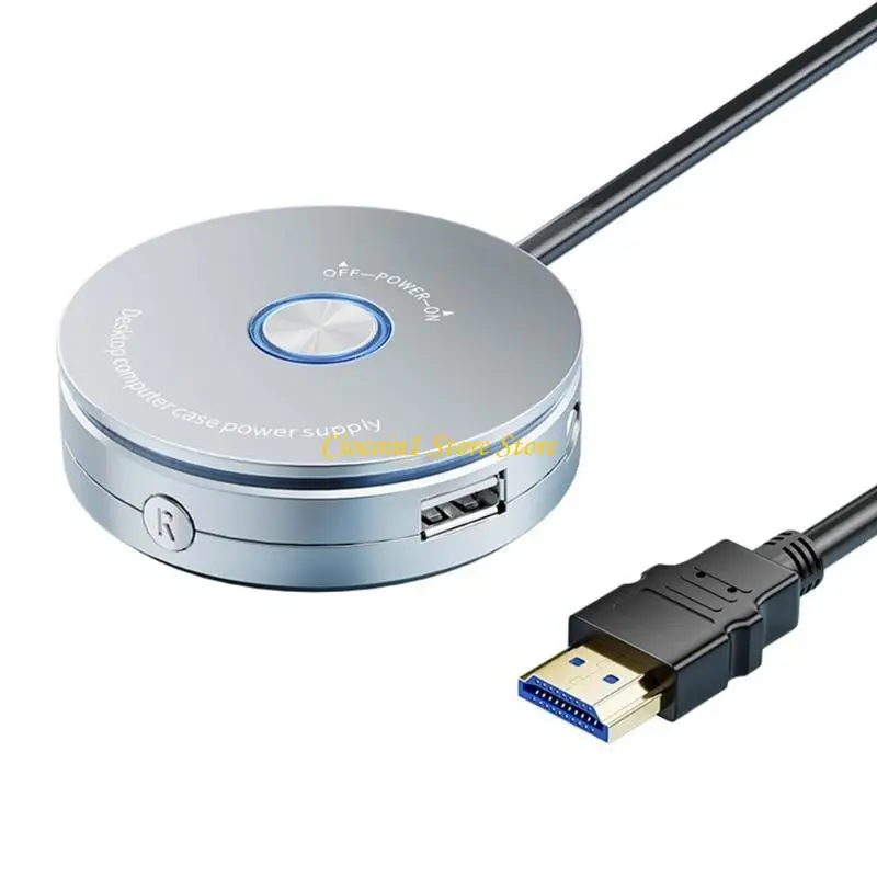 A3PC PC External Remote Start Computer Motherboard Power Switches Button Extension Cable with USB 2.0 Port for Home Office
A3PC PC External Remote Start Computer Motherboard Power Switches Button Extension Cable with USB 2.0 Port for Home Office