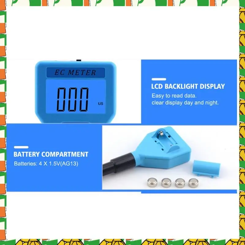 Professional Tool Digital EC Meter Water Quality Monitor Tester Water Analyzer For Pools/Drinking/Life Water/Aquariums Water EC-
Professional Tool Digital EC Meter Water Quality Monitor Tester Water Analyzer For Pools/Drinking/Life Water/Aquariums Water EC-