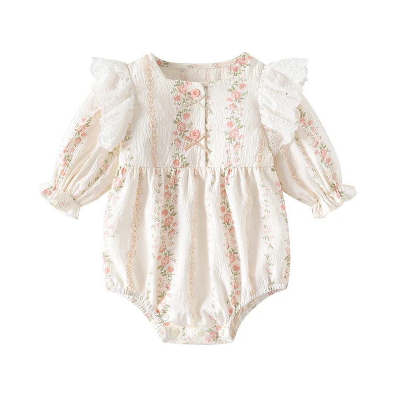 ZOETOPKID Baby Rompers Spring and Autumn Long Sleeved Jumpsuit Floral Countryside Style Sweet Beautiful Children Girl Bodysuit
ZOETOPKID Baby Rompers Spring and Autumn Long Sleeved Jumpsuit Floral Countryside Style Sweet Beautiful Children Girl Bodysuit