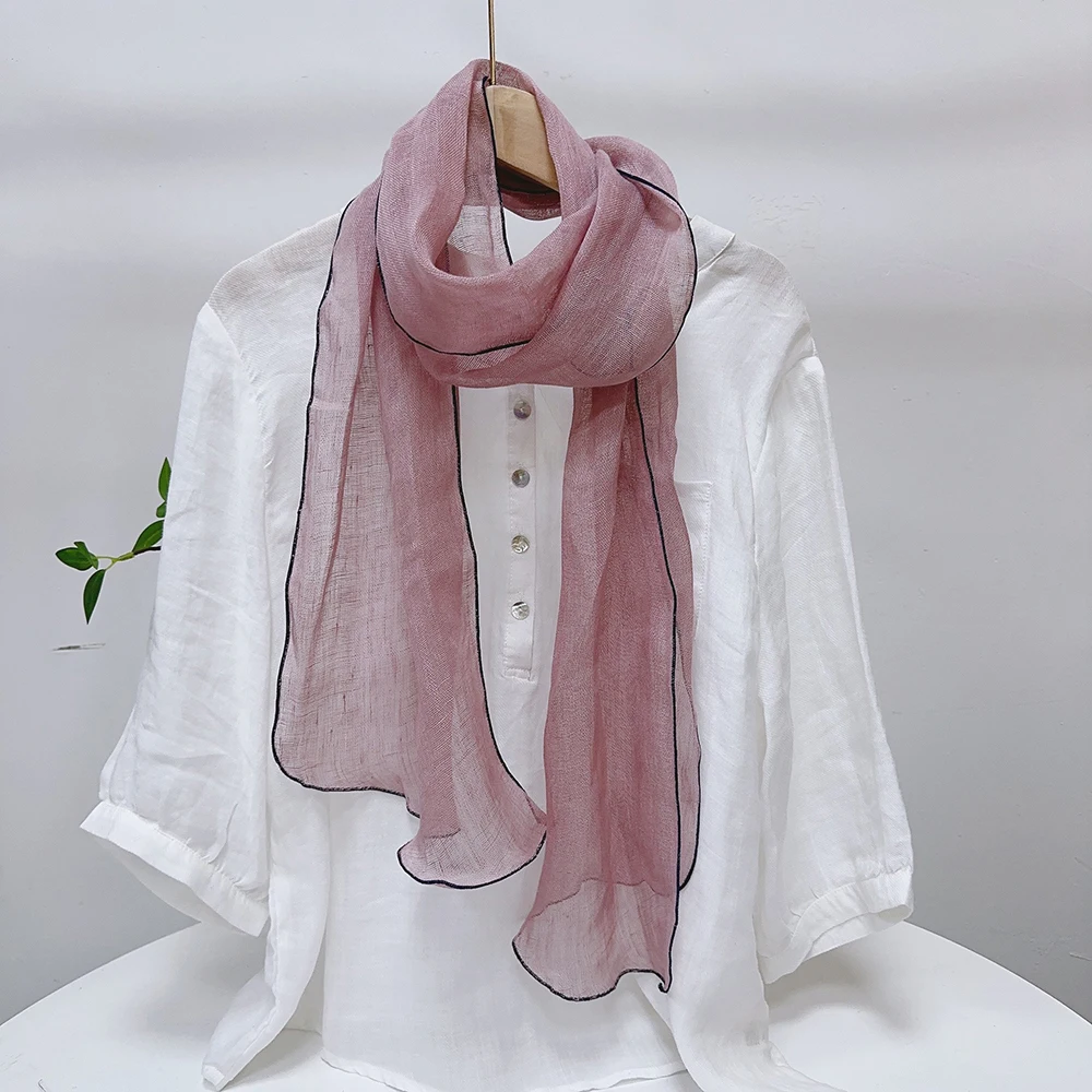 Scarf Linen Women Wrap Summer Long Narrow Sun Protection Breathable Accessory For Spring Beach Holiday Gift Luxury
Scarf Linen Women Wrap Summer Long Narrow Sun Protection Breathable Accessory For Spring Beach Holiday Gift Luxury