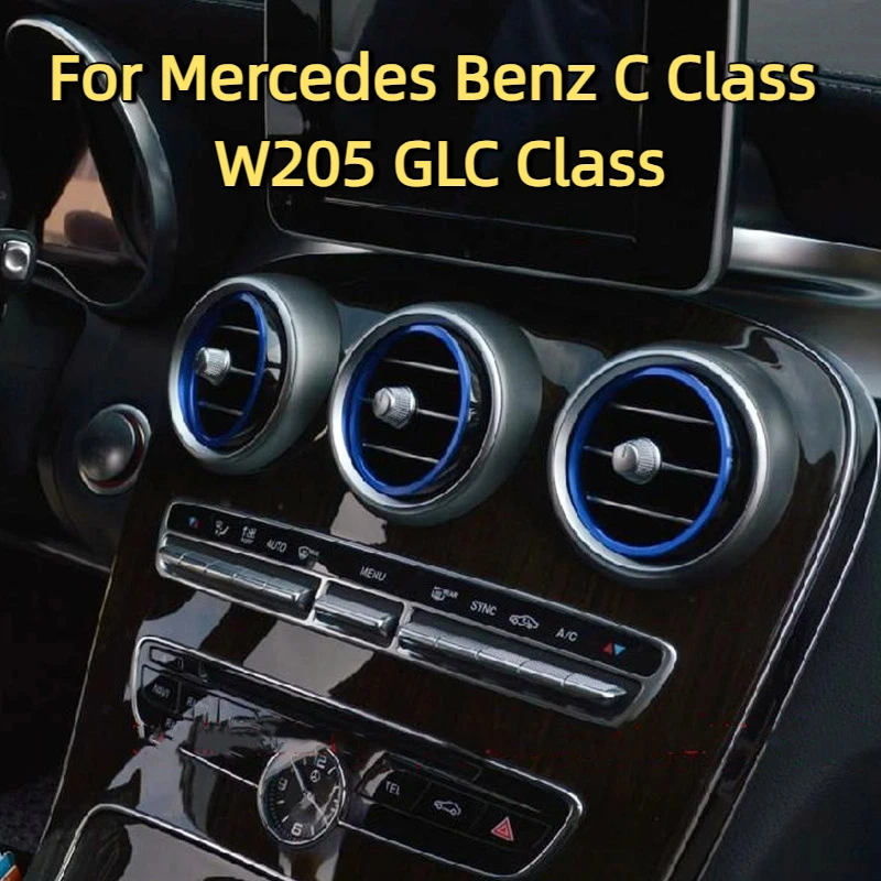 Car Air Condition Air Vent Outlet Decoration Inner Ring Trim Sticker Fit For Mercedes Benz C Class W205 GLC Class Accessories
Car Air Condition Air Vent Outlet Decoration Inner Ring Trim Sticker Fit For Mercedes Benz C Class W205 GLC Class Accessories