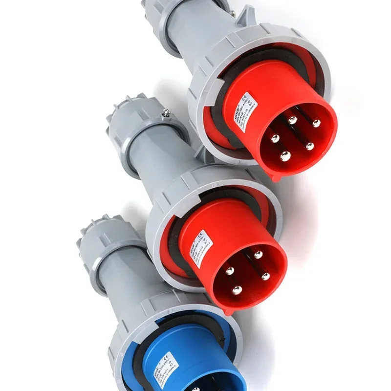 IP67 waterproof aviation plug 63A European standard round hole power fast head, high-power industrial concealed socket
IP67 waterproof aviation plug 63A European standard round hole power fast head, high-power industrial concealed socket