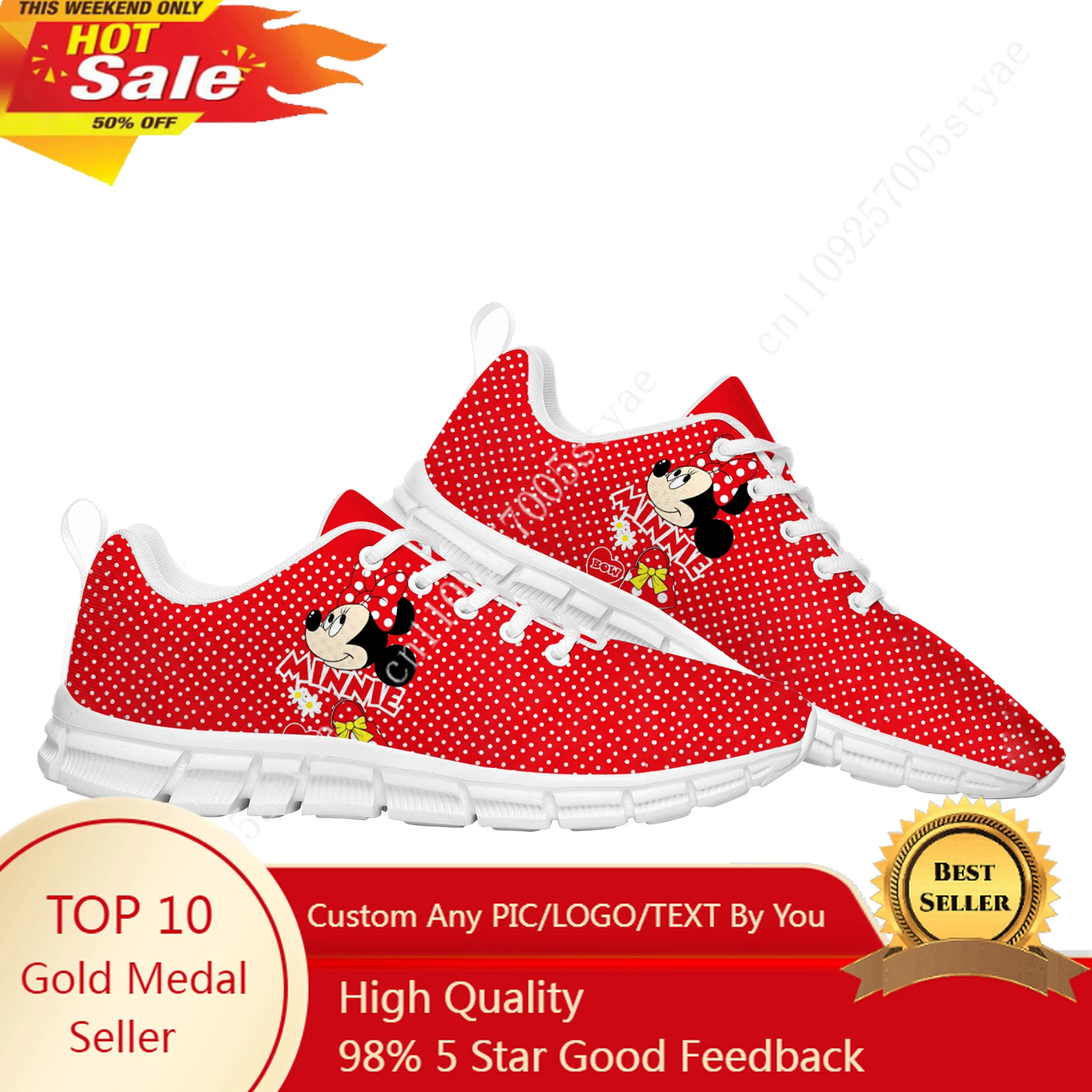 Disney Minnie Mouse Sports Shoes Mens Womens Custom Sneakers Lightweight Casual Sneaker
Disney Minnie Mouse Sports Shoes Mens Womens Custom Sneakers Lightweight Casual Sneaker