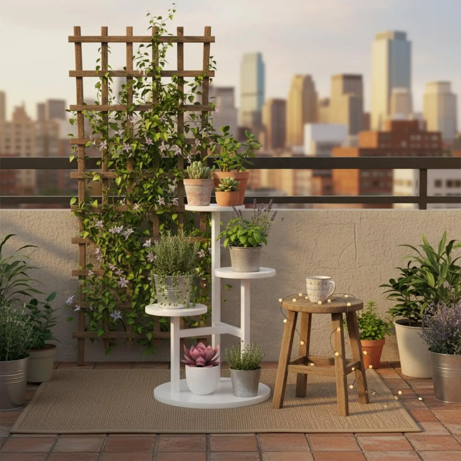 Floor Standing Plant Rack Space-Saving Tall Planter Holder 4-Tier Plant Stand Decorative House Decoration Easy Assembly
Floor Standing Plant Rack Space-Saving Tall Planter Holder 4-Tier Plant Stand Decorative House Decoration Easy Assembly