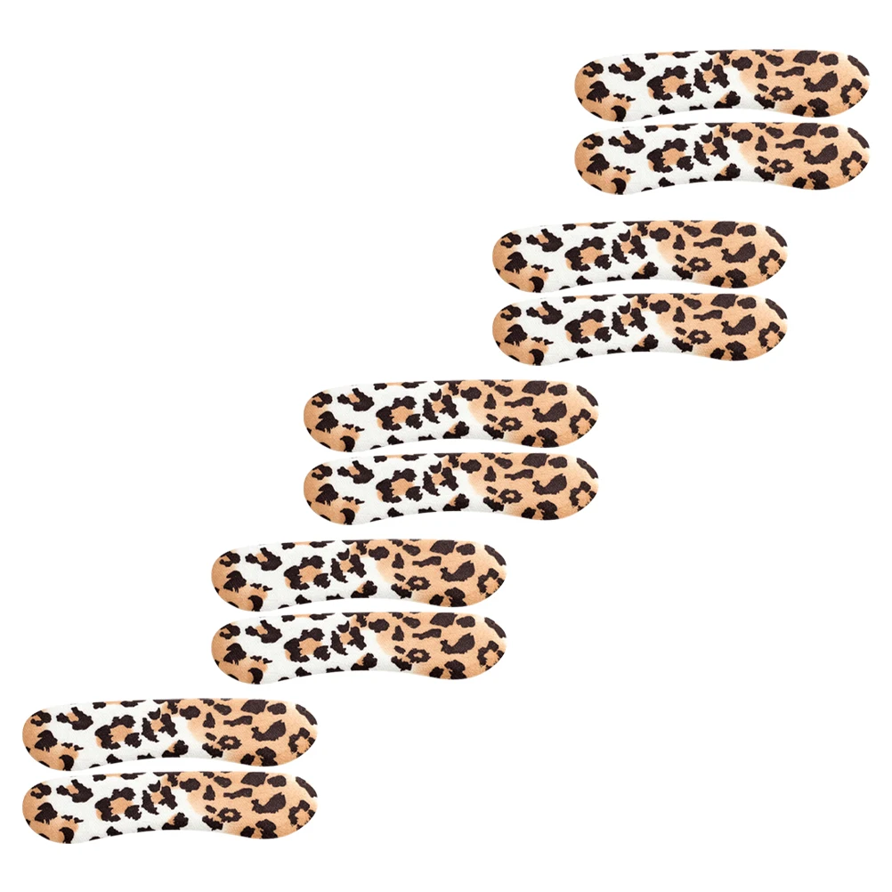 5 Pairs High Inserts Comfortable Pads Leopard Print Wear Resistance Liner Sponge Invisible Heel Pad Anti Slip Self Adhesive Shoe
5 Pairs High Inserts Comfortable Pads Leopard Print Wear Resistance Liner Sponge Invisible Heel Pad Anti Slip Self Adhesive Shoe