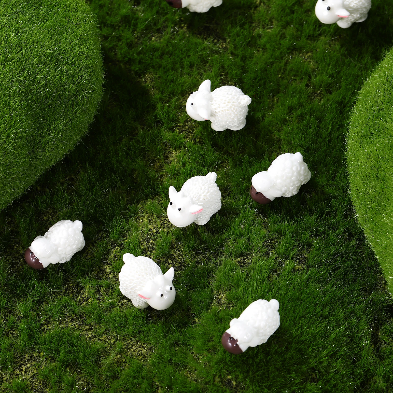30pcs Mini Sheep Decor Resin Animal Figurines For Garden Bonsai Terrarium Landscape Office Table Decor Miniature Farm Animals
30pcs Mini Sheep Decor Resin Animal Figurines For Garden Bonsai Terrarium Landscape Office Table Decor Miniature Farm Animals