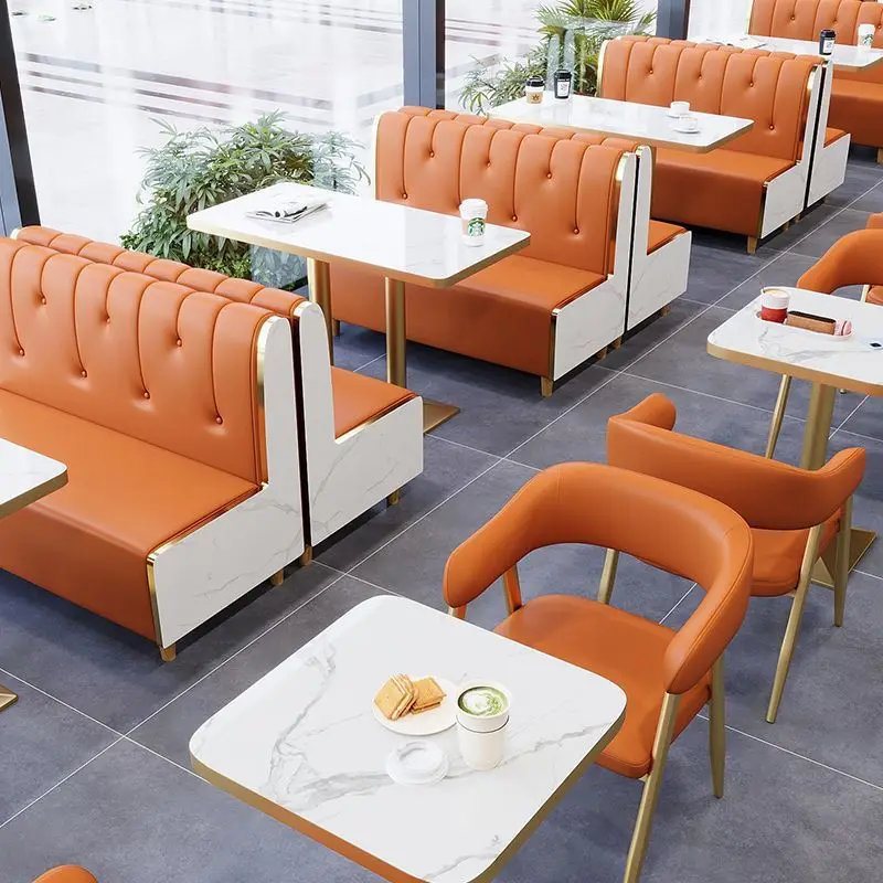 Custom. Internet Celebrity Milk Tea Shop Table and Chair Set Dessert Snack Burger Hot Pot Restaurant Booth Sofa Commercial Dinin
Custom. Internet Celebrity Milk Tea Shop Table and Chair Set Dessert Snack Burger Hot Pot Restaurant Booth Sofa Commercial Dinin