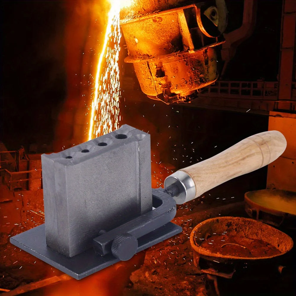 Jewelry Making Chisel Reversible Jewelry Ingot Mould Oil Mold Making Tools for Sheet Gold Silver Casting
Jewelry Making Chisel Reversible Jewelry Ingot Mould Oil Mold Making Tools for Sheet Gold Silver Casting