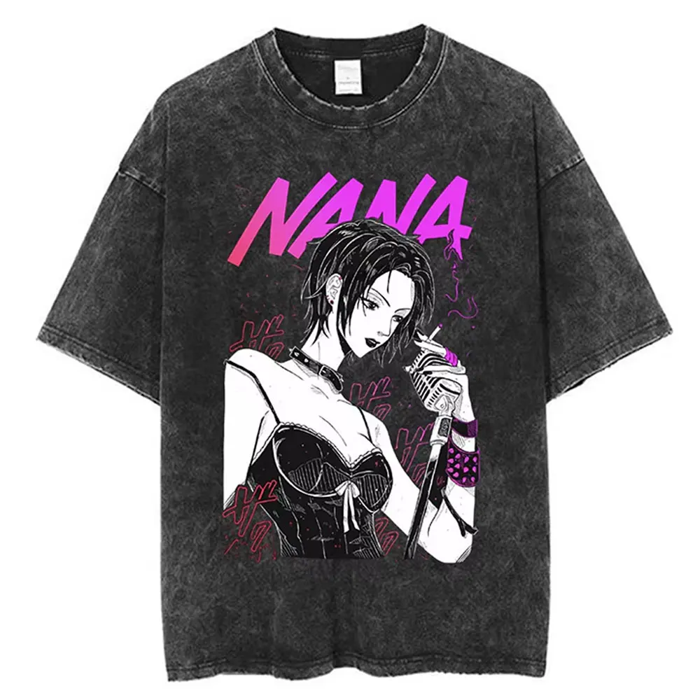 Washed Vintage Japanese Anime Nana Osaki Graphic T-Shirt Men Women Cotton Oversized Tshirt Unisex Retro Manga T Shirts Fans Gift
Washed Vintage Japanese Anime Nana Osaki Graphic T-Shirt Men Women Cotton Oversized Tshirt Unisex Retro Manga T Shirts Fans Gift