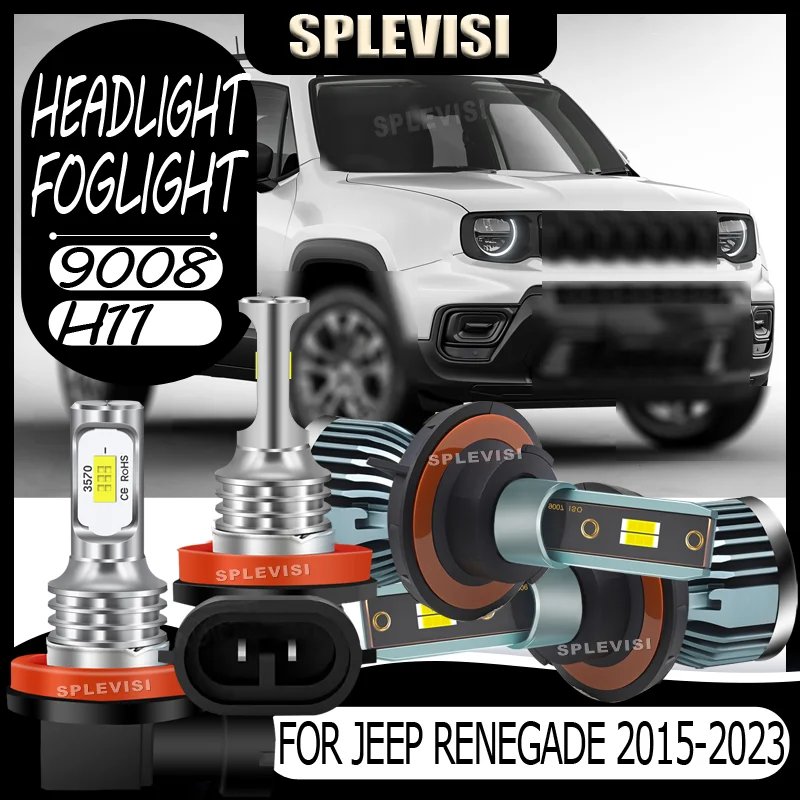 Reliable Night Use Direct Replacement 12v LED Headlight foglight For Jeep Renegade 2015 2016 2017 2018 2019 2020 2021 2022 2023
Reliable Night Use Direct Replacement 12v LED Headlight foglight For Jeep Renegade 2015 2016 2017 2018 2019 2020 2021 2022 2023