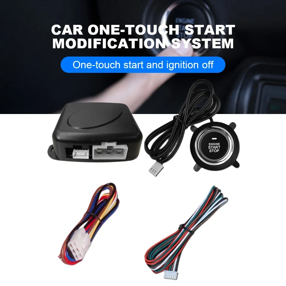 12V Car One Key Start System Automatic Ignition Keyless Start System Remote Control Push Button Start System Car Accessories
12V Car One Key Start System Automatic Ignition Keyless Start System Remote Control Push Button Start System Car Accessories