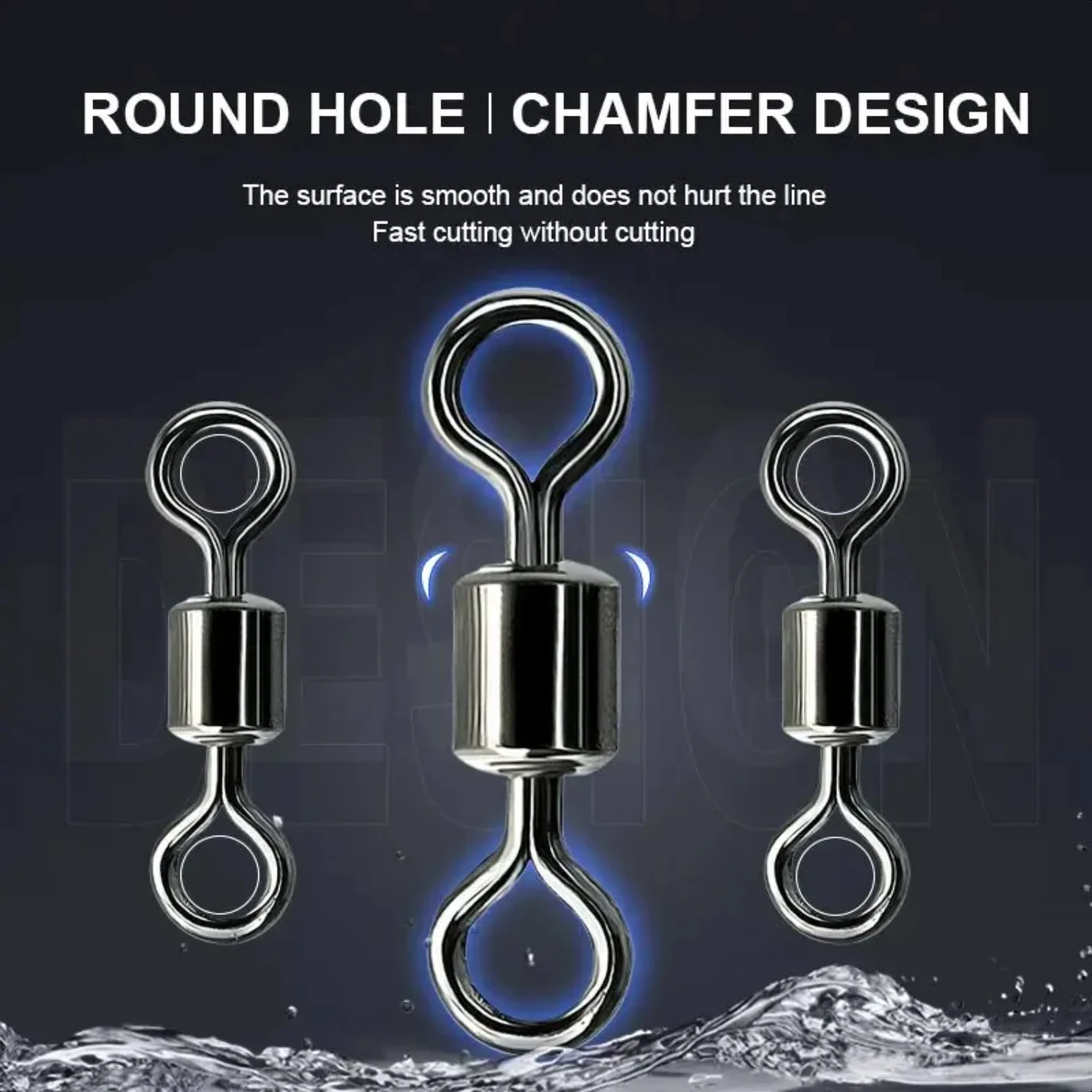Strong Stainless Steel 8 Shaped Rotating Ring American Style Fishing Accessories - Durable Main Line Float Seat Connector with H
Strong Stainless Steel 8 Shaped Rotating Ring American Style Fishing Accessories - Durable Main Line Float Seat Connector with H