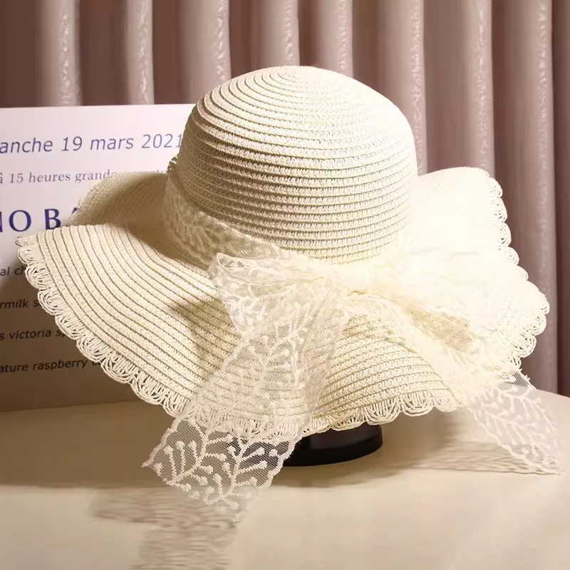 Ele Summer St Hat Women's Beach Sand Beach Wave Large Brim Sun Hat Sun Protection Hat Lace Knot
Ele Summer St Hat Women's Beach Sand Beach Wave Large Brim Sun Hat Sun Protection Hat Lace Knot