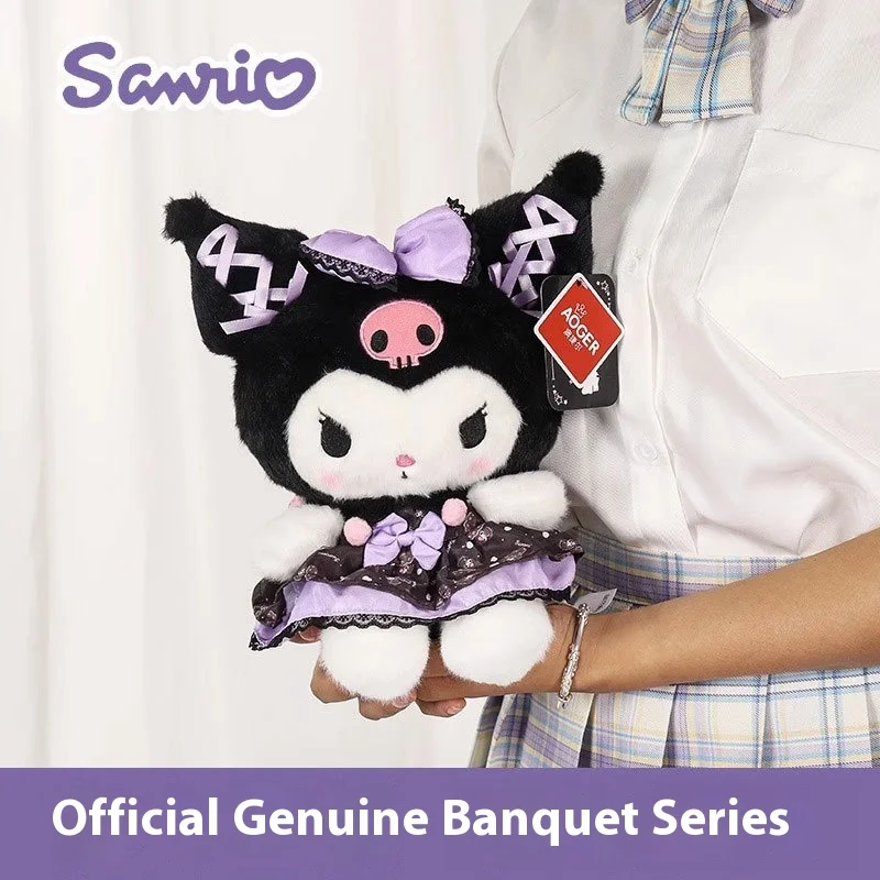Подлинная версия Aoger Sanrio Banquet Series Kuromi My Melody, детская плюшевая игрушка, украшение для кукольной комнаты, подарок на день рождения для девочки
Подлинная версия Aoger Sanrio Banquet Series Kuromi My Melody, детская плюшевая игрушка, украшение для кукольной комнаты, подарок на день рождения для девочки
