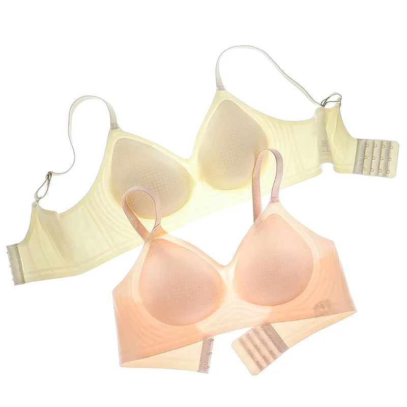Facial mask Women Underwear Pure Jelly Muscle No Steel Ring Soft Support Comfortable Retractable Non marking Thin Bra
Facial mask Women Underwear Pure Jelly Muscle No Steel Ring Soft Support Comfortable Retractable Non marking Thin Bra