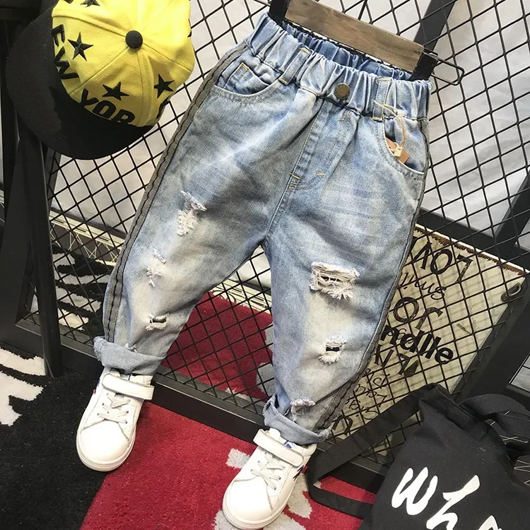 Baby Boys Jeans Spring Cotton Kids Boys Ripped Denim Pants ( C12020 Vintage Hole Children Cowboy Trouser Fashion Fold
Baby Boys Jeans Spring Cotton Kids Boys Ripped Denim Pants ( C12020 Vintage Hole Children Cowboy Trouser Fashion Fold
