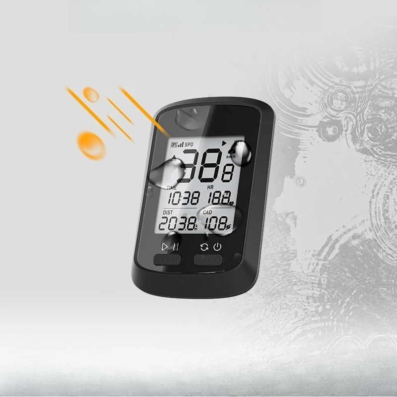English version of the wireless code meter can be connected to the pedal frequency heart rate speed code meter
English version of the wireless code meter can be connected to the pedal frequency heart rate speed code meter