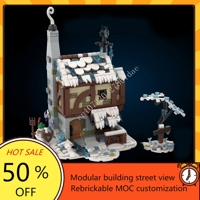 928PCS Cozy Snowy Cottage Modular MOC Creative street view Model Building Blocks Architecture DIY Education Assembly Model Gifts
928PCS Cozy Snowy Cottage Modular MOC Creative street view Model Building Blocks Architecture DIY Education Assembly Model Gifts
