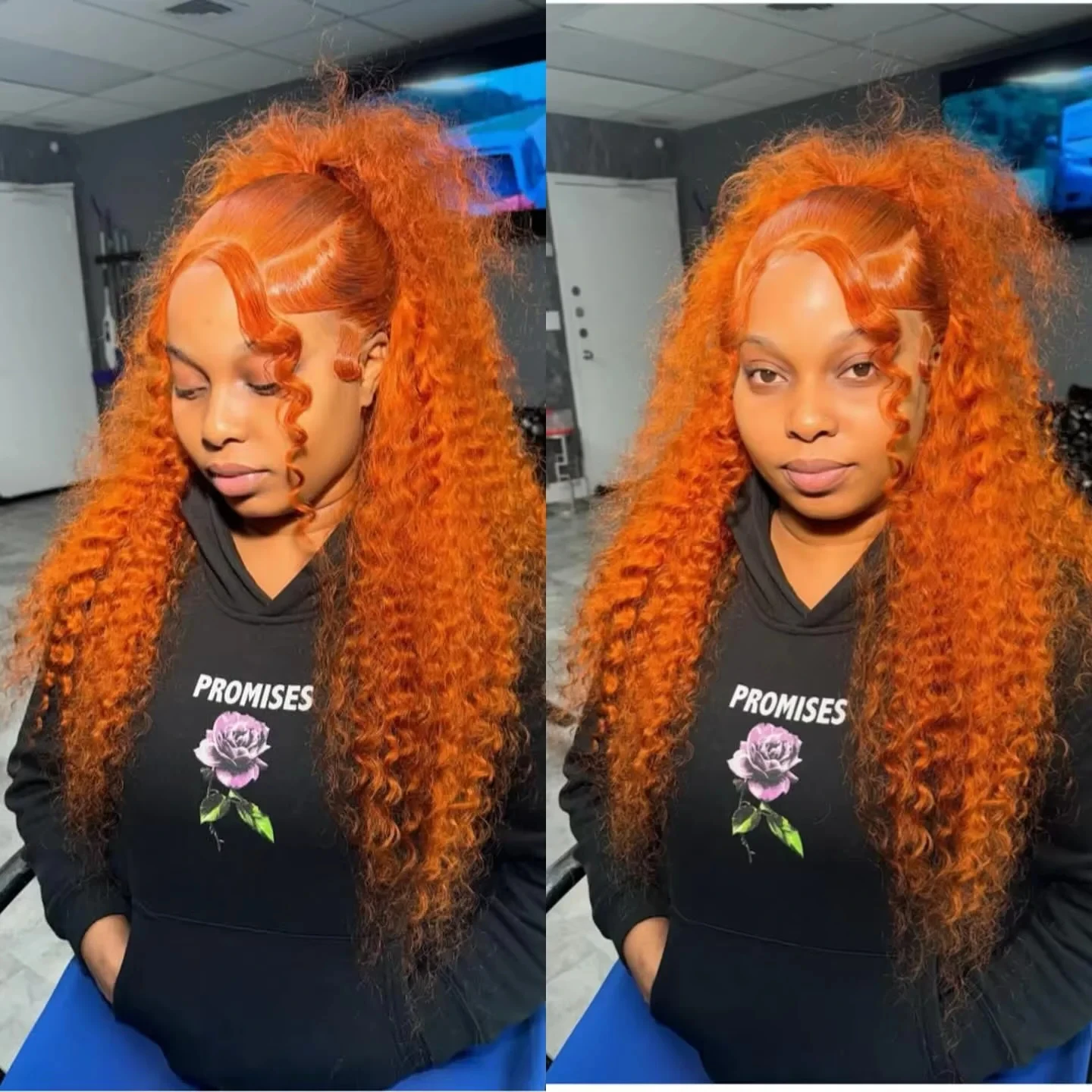 250% Density Ginger Orange 13x4 Loose Curly HD Lace Front Wig 38Inch Deep Wave Vietnamese 350# 13x6 Lace Frontal Human Hair Wigs
250% Density Ginger Orange 13x4 Loose Curly HD Lace Front Wig 38Inch Deep Wave Vietnamese 350# 13x6 Lace Frontal Human Hair Wigs