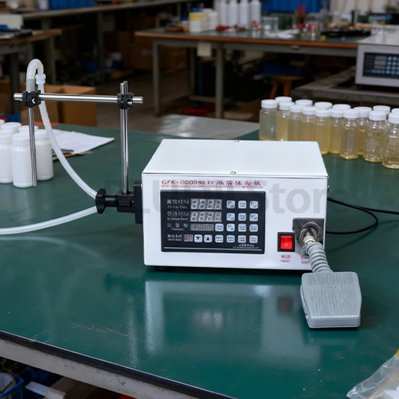 Digital Control Liquid Filling Machine Automatic Quantitative Small Bottle Filler with LCD Touch Screen and Drip Free Design
Digital Control Liquid Filling Machine Automatic Quantitative Small Bottle Filler with LCD Touch Screen and Drip Free Design
