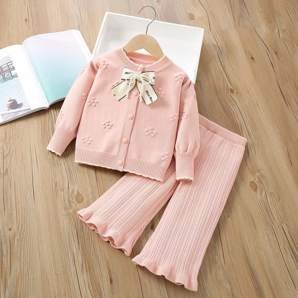 Girls Knitted Clothes Sets Spring Autumn Children Woolen Jersey Sweaters Coats Pants 2pcs Princess Suit For Baby Outfits Kids 6Y
Girls Knitted Clothes Sets Spring Autumn Children Woolen Jersey Sweaters Coats Pants 2pcs Princess Suit For Baby Outfits Kids 6Y