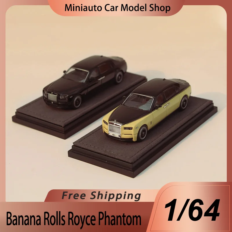 New In Stock Banana 1:64 Rolls Royce Phantom VIII Series II Alloy Miniature Diecast Model Rolls Royce Gold Car Model Toys Gift
New In Stock Banana 1:64 Rolls Royce Phantom VIII Series II Alloy Miniature Diecast Model Rolls Royce Gold Car Model Toys Gift