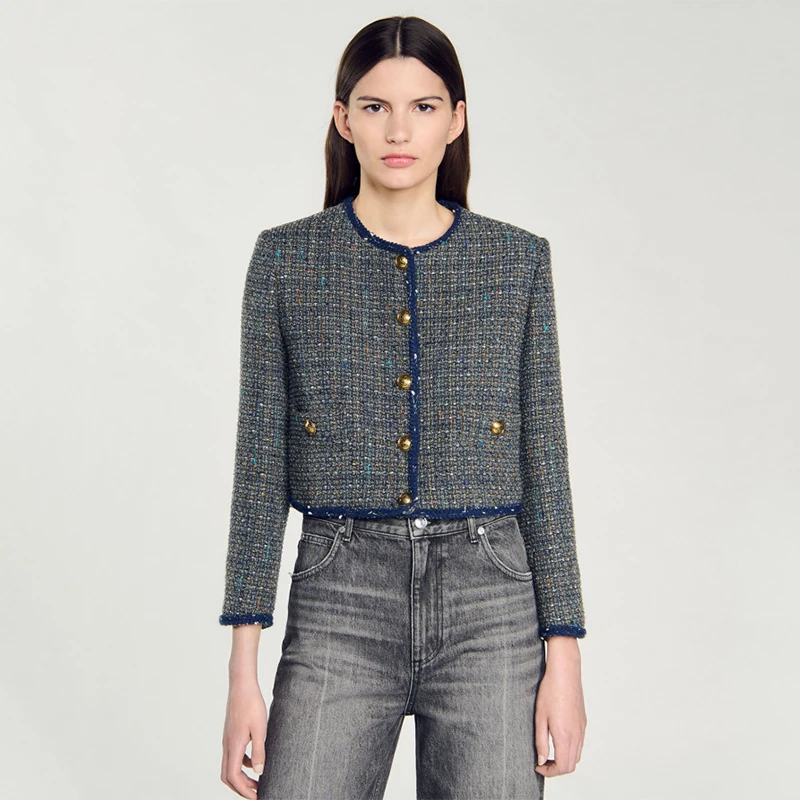 MaSandeS Autumn Winter ort Coat Women's Plaid Buttoned Coat Thiened Woolen Material Straight Cut Sle Long Sve round ...
MaSandeS Autumn Winter ort Coat Women's Plaid Buttoned Coat Thiened Woolen Material Straight Cut Sle Long Sve round ...