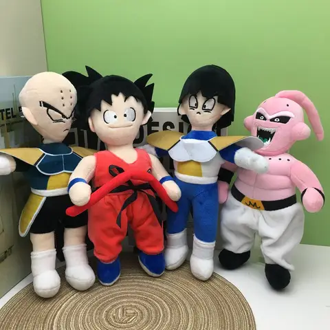 25cm Dragon Ball Plush Toys Cute Soft Son Goku Piccolo Daimao Stuffed Animals Anime Figures Birthday Gifts For Boys Girls