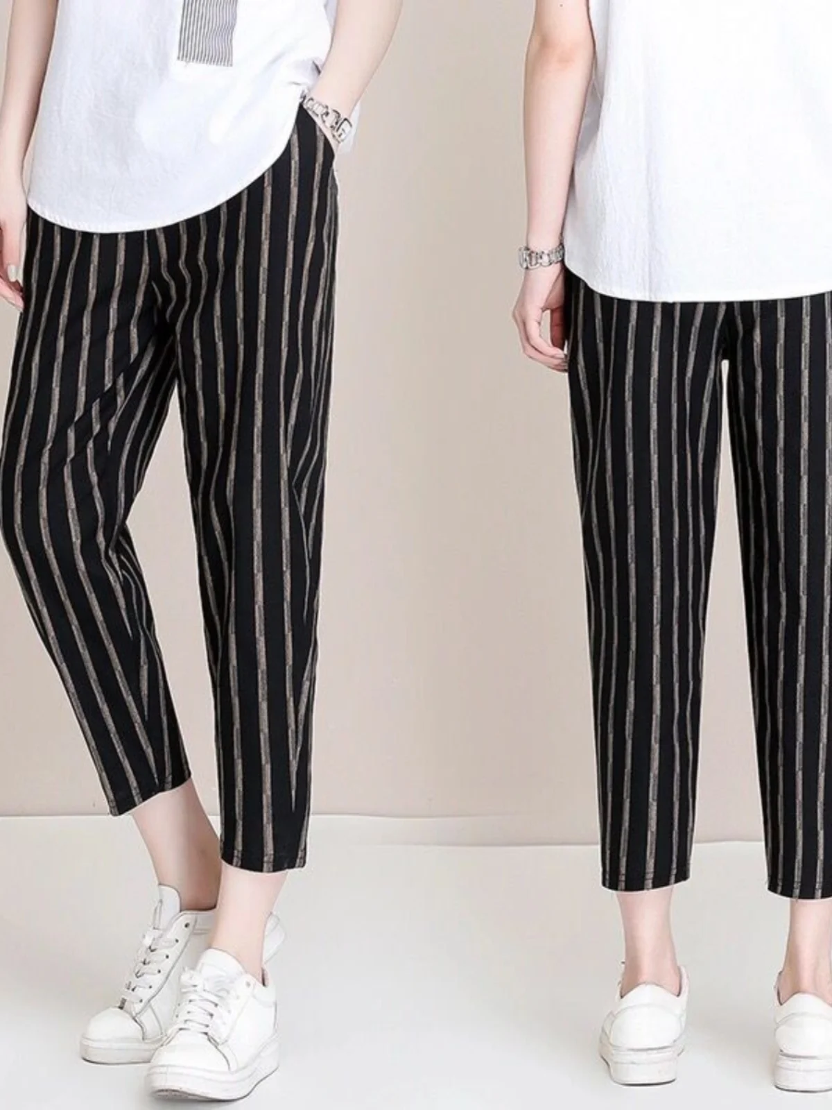 Cotton Linen Harem Wide Leg Nine Points Women's Summer Autumn Loose Plaid Straight Leg Slimming Carrot Popular Flower Casual ...
Cotton Linen Harem Wide Leg Nine Points Women's Summer Autumn Loose Plaid Straight Leg Slimming Carrot Popular Flower Casual ...