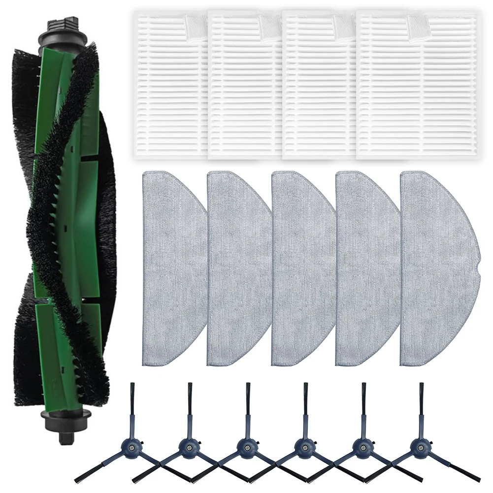 16Pcs Replacement Accessory Kit For Cecotec/Conga 8490 For Ultimate Ultra Power Home, Includes Main Brush, Filters, Mop Cloths
16Pcs Replacement Accessory Kit For Cecotec/Conga 8490 For Ultimate Ultra Power Home, Includes Main Brush, Filters, Mop Cloths