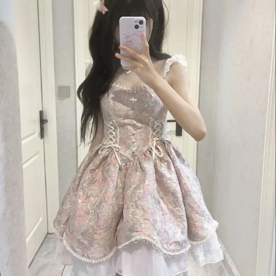 French Summer New High-End Temperament Princess Feifei Sleeve Suspender Dress Summer New Style Waist-Hugging Slim Fluffy Skirt
French Summer New High-End Temperament Princess Feifei Sleeve Suspender Dress Summer New Style Waist-Hugging Slim Fluffy Skirt