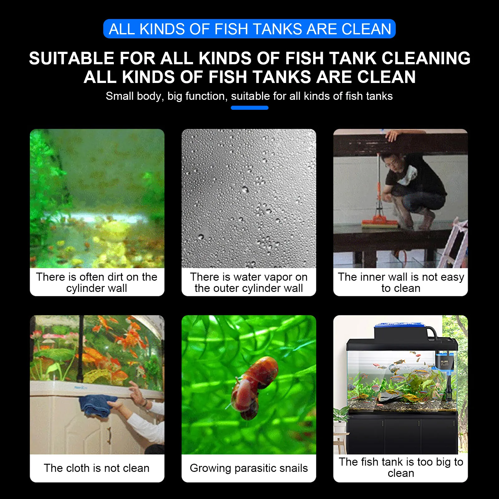 Floating Cleaner Aquarium Tool Magnetic Scrubber Strong Buoyancy Non-Scratch Easy Storage Fish Tank Aquarium Magnetic Fish Tank
Floating Cleaner Aquarium Tool Magnetic Scrubber Strong Buoyancy Non-Scratch Easy Storage Fish Tank Aquarium Magnetic Fish Tank